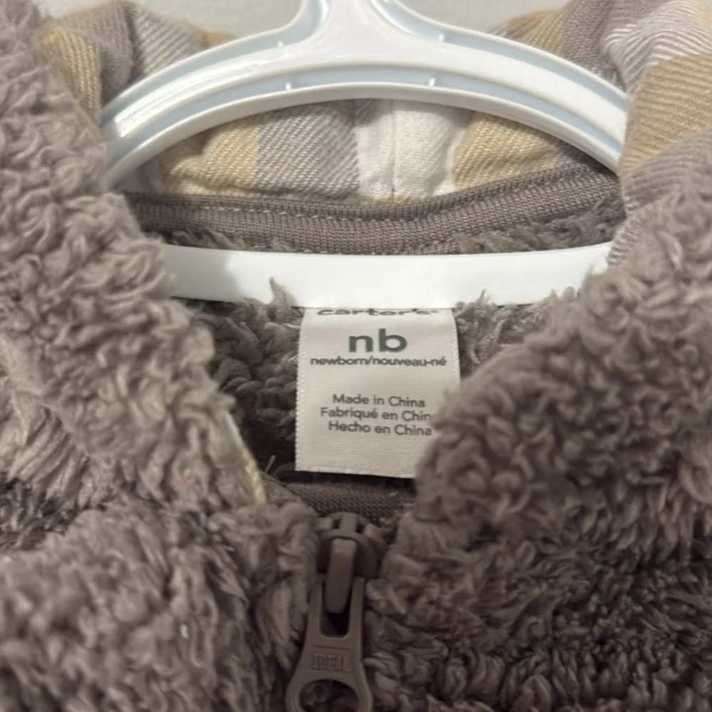 Carters CozyFleece Baby Onesie Bunting Suit Newborn - Picture 2 of 5